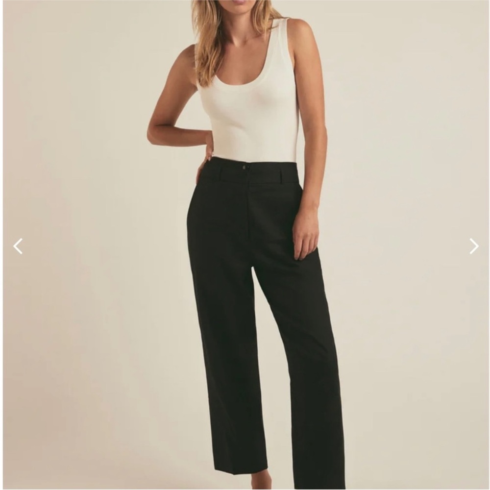 NWT FAVORITE DAUGHTER THE BEA PANT LINEN SZ 14